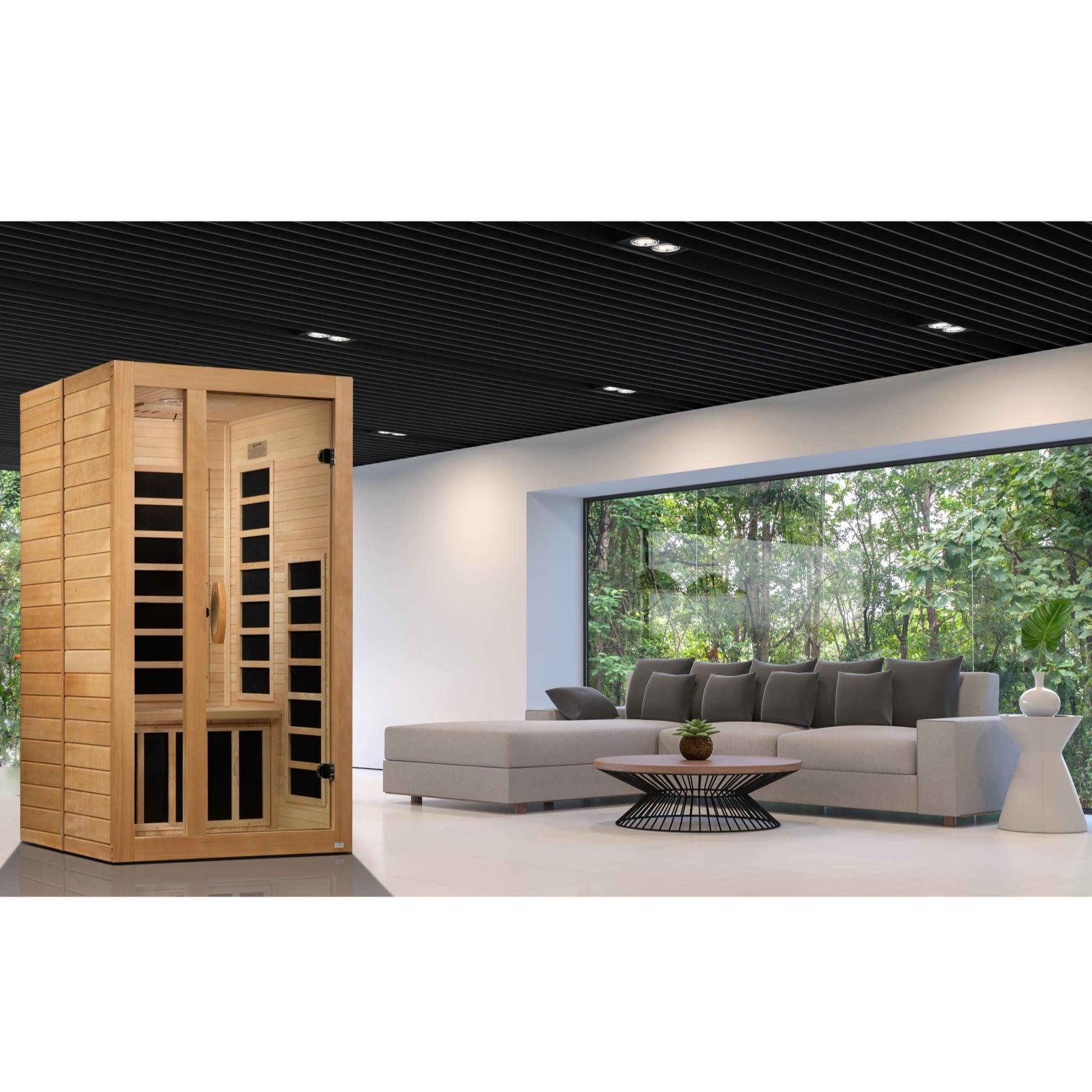 Dynamic Gracia 1-2-person Low EMF FAR Infrared Sauna