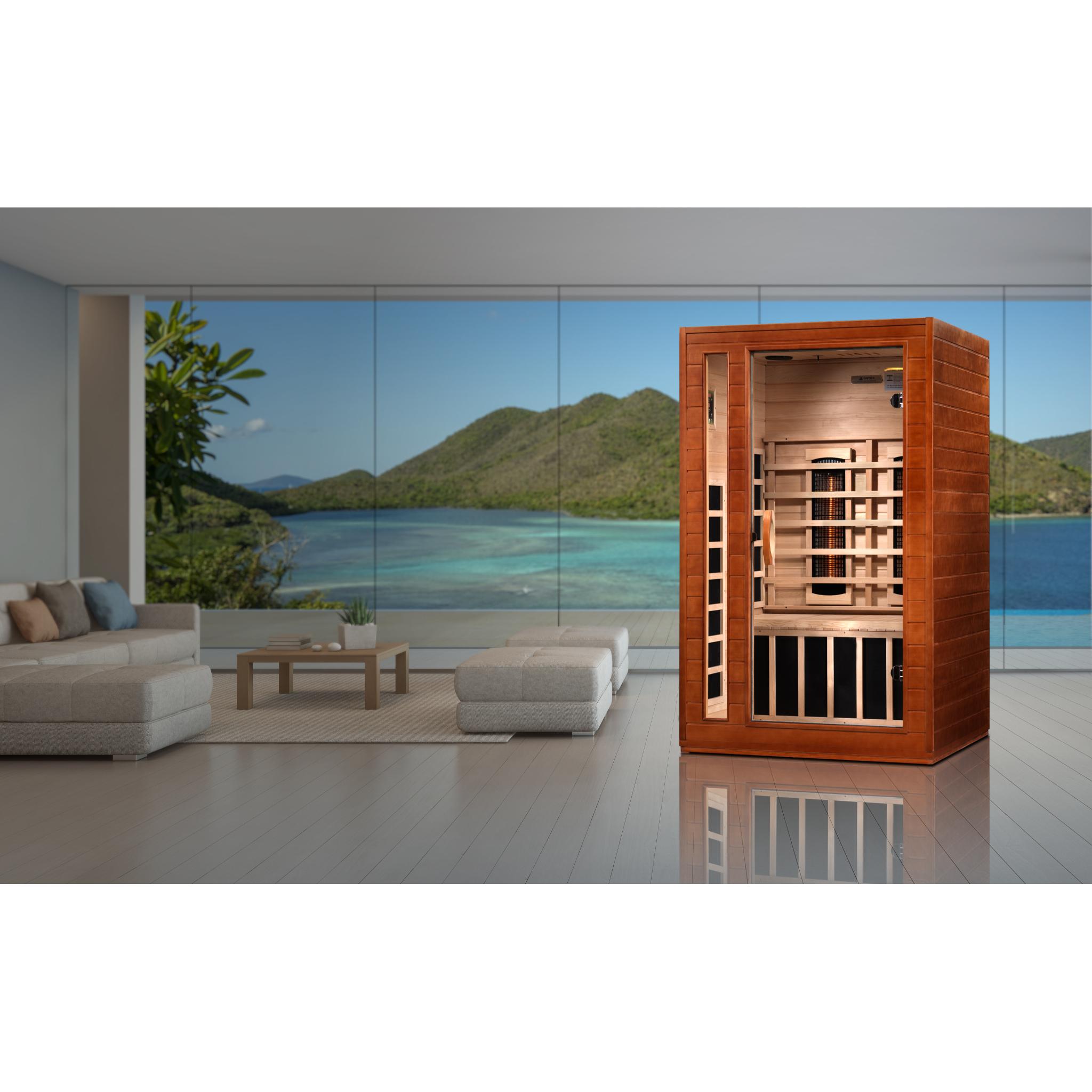 Dynamic Cardoba 2-Person Full Spectrum Near Zero EMF FAR Infrared Sauna