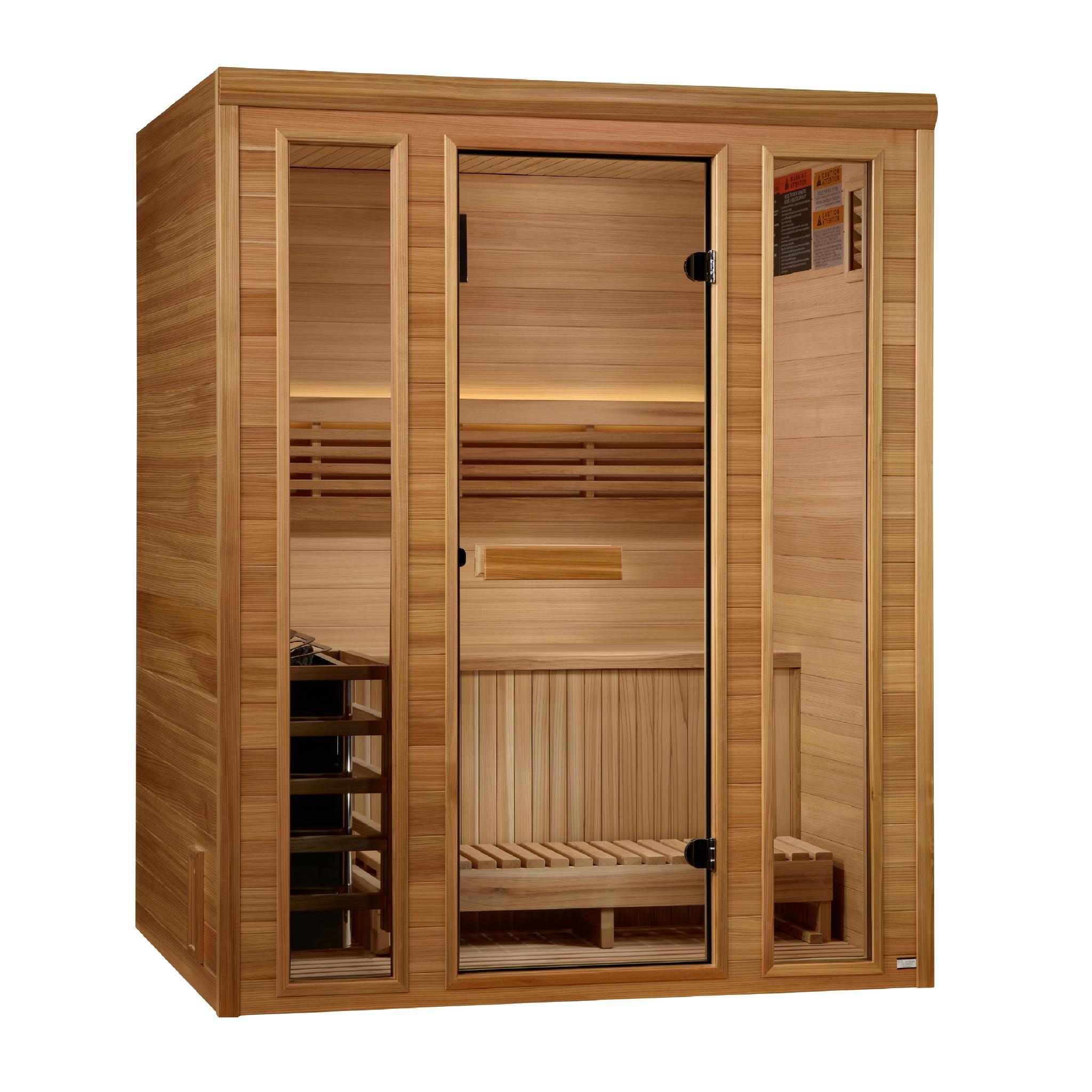 Golden Designs 2025 Andermatt Edition 3 Person Traditional Steam Sauna