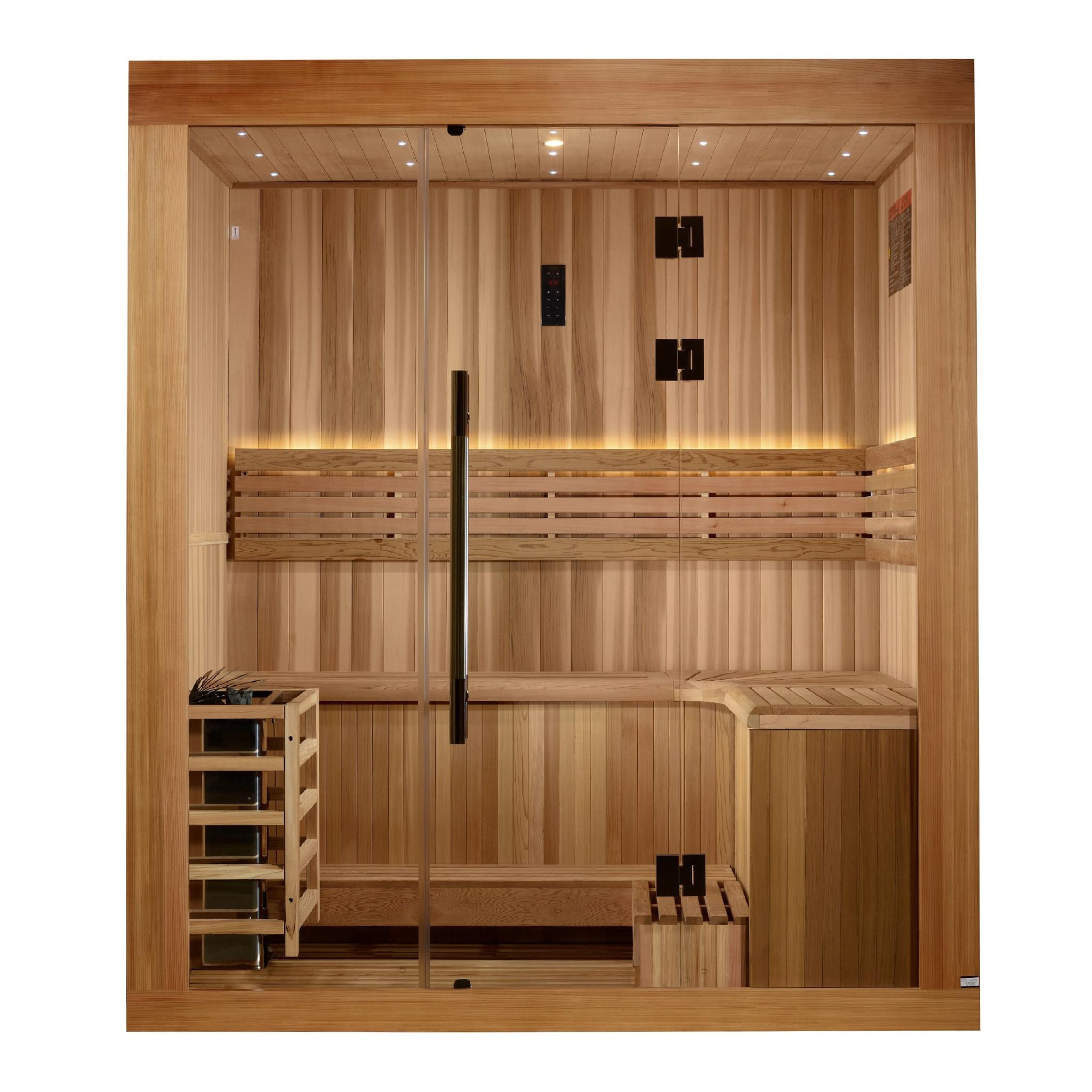 Golden Designs Copenhagen Edition 3 Person Traditional Sauna