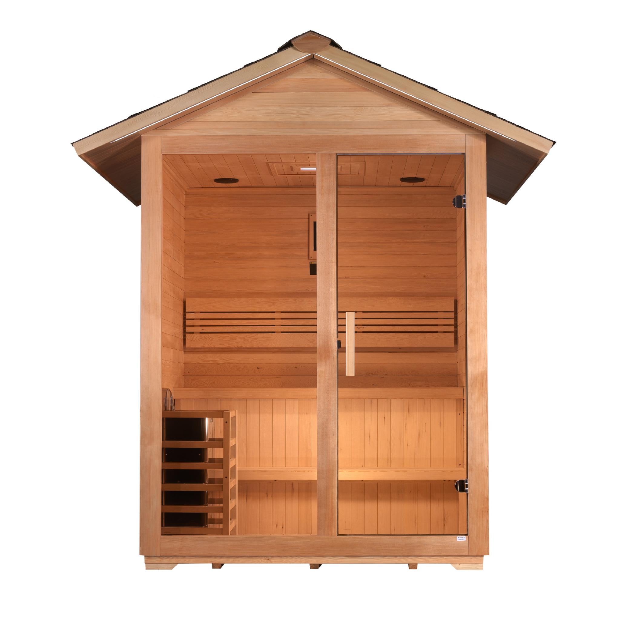 Golden Designs Arlberg 3 Person Traditional Sauna