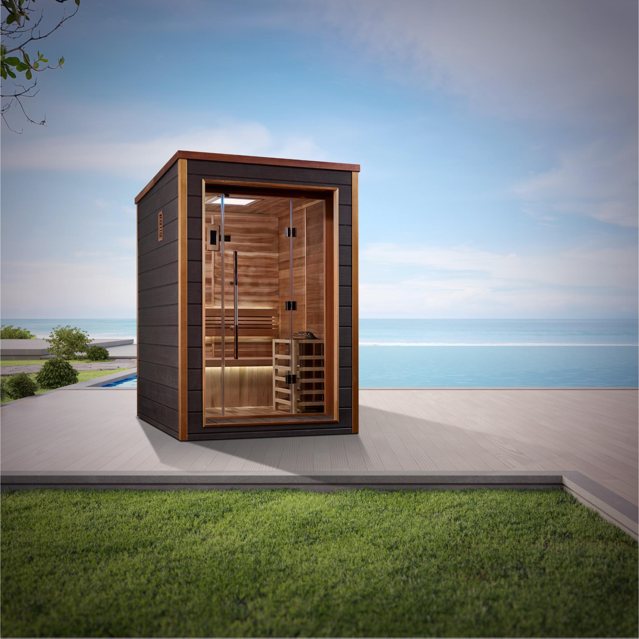 Golden Designs Narvik 2 Person Traditional Sauna