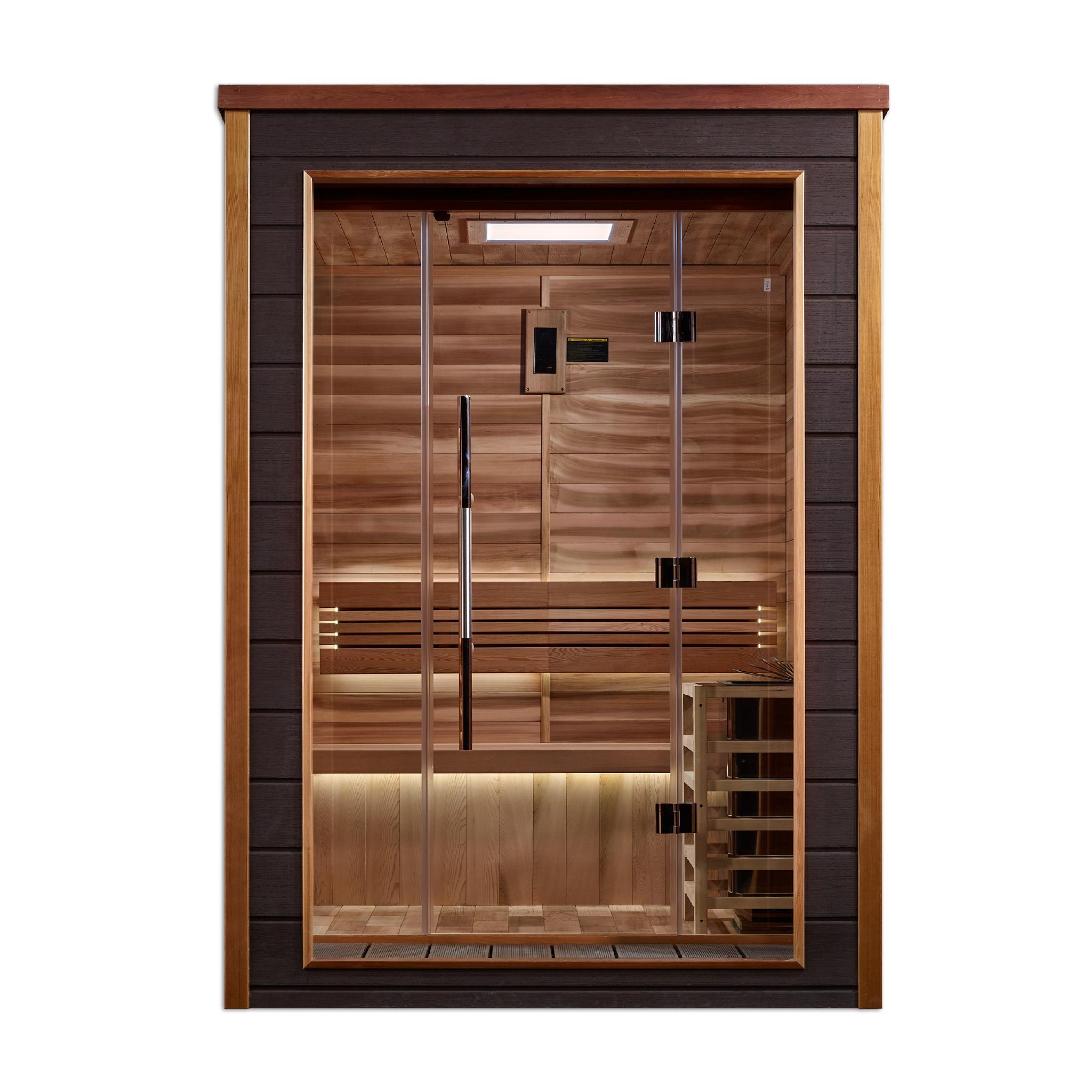 Golden Designs Narvik 2 Person Traditional Sauna