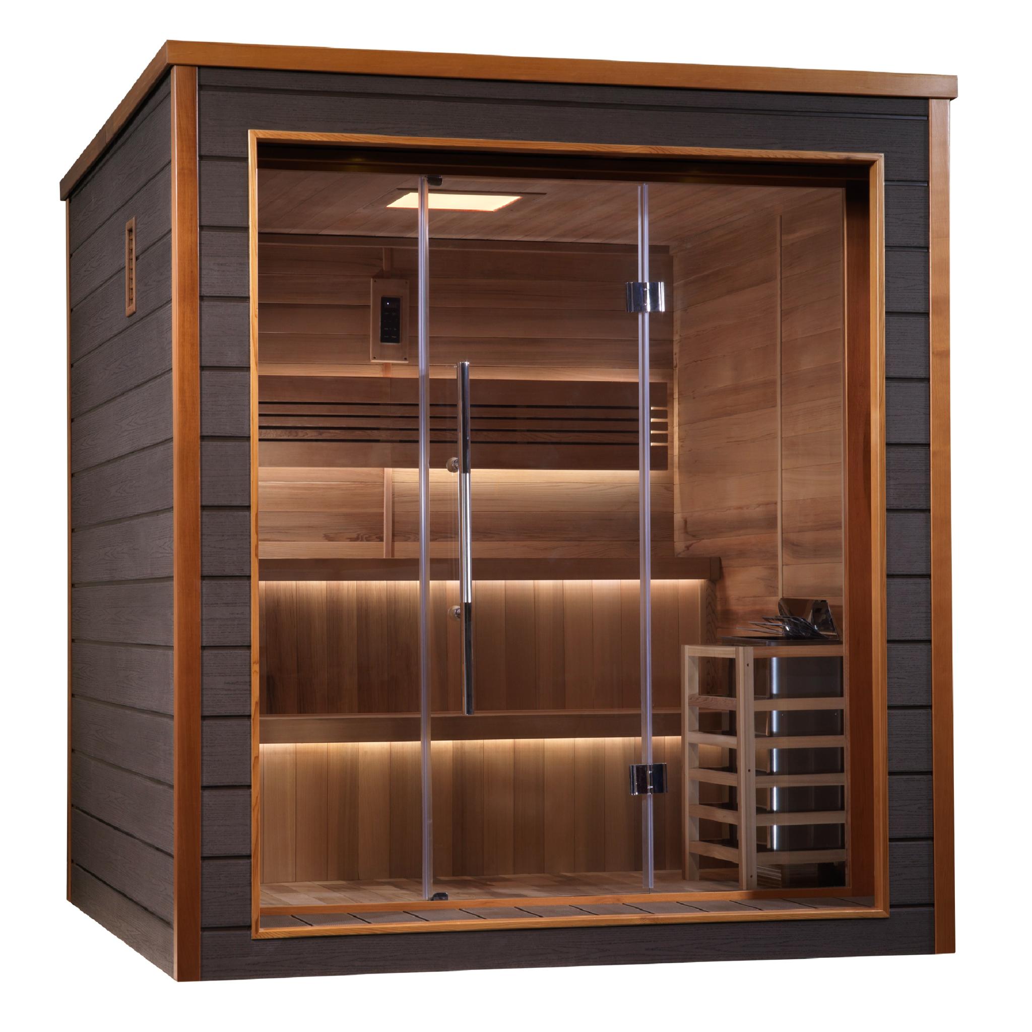 Golden Designs Bergen 6 Person Traditional Sauna