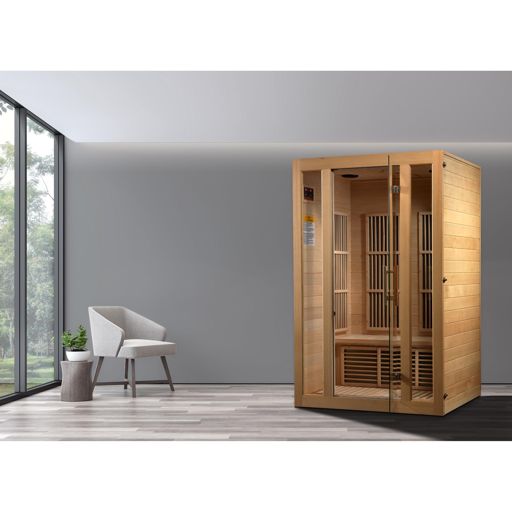 Maxxus Seattle 2-Person Near Zero EMF FAR Infrared Sauna