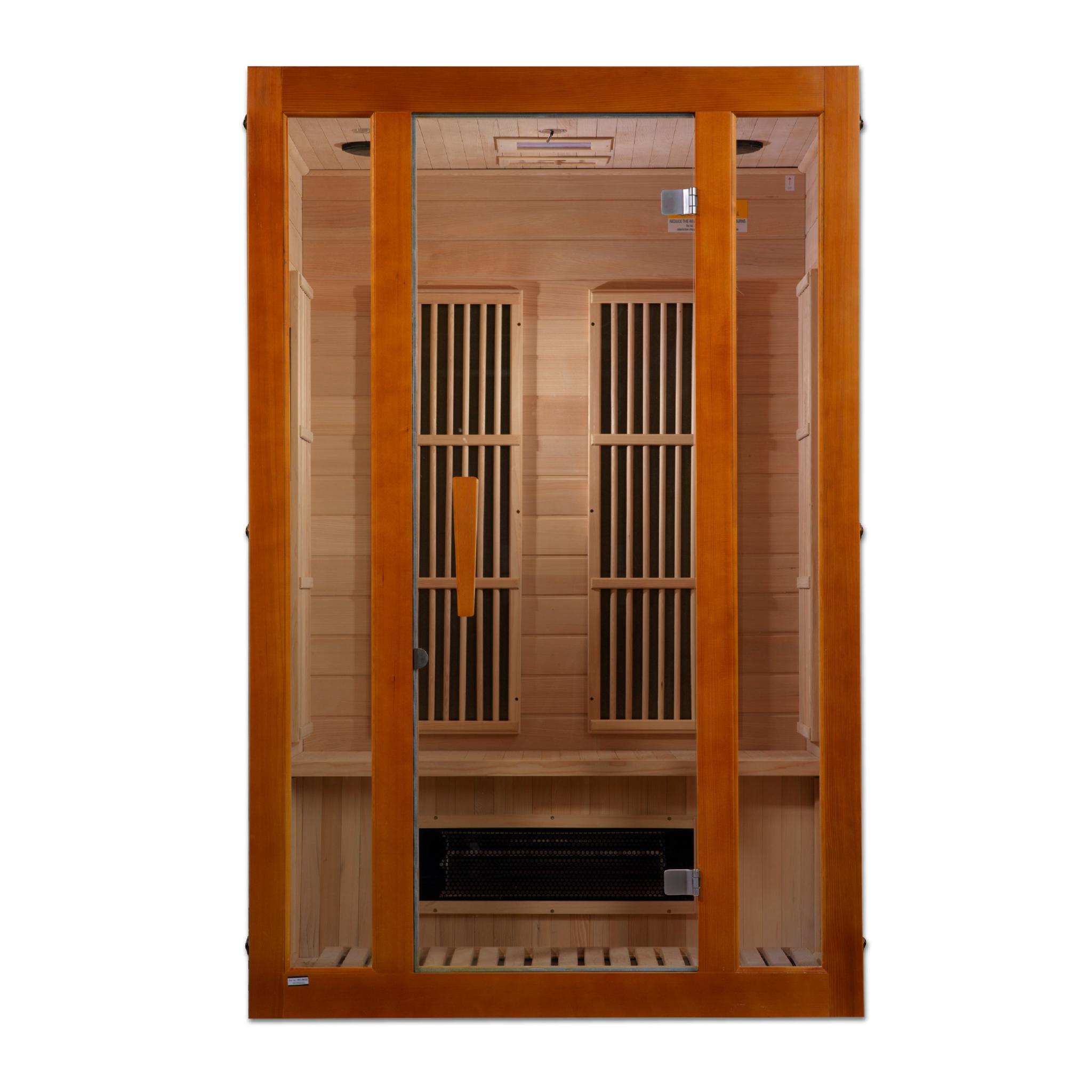 Maxxus Aspen Dual Tech 2-Person Low EMF FAR Infrared Sauna