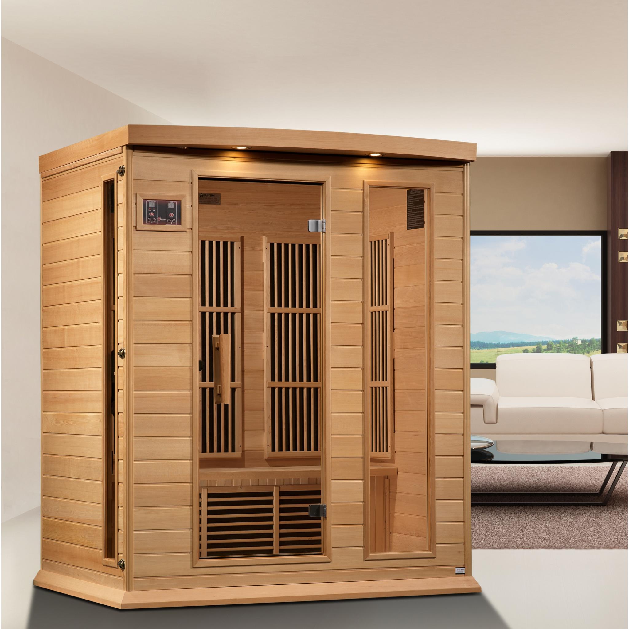 Maxxus 3-Person Near Zero EMF FAR Infrared Sauna