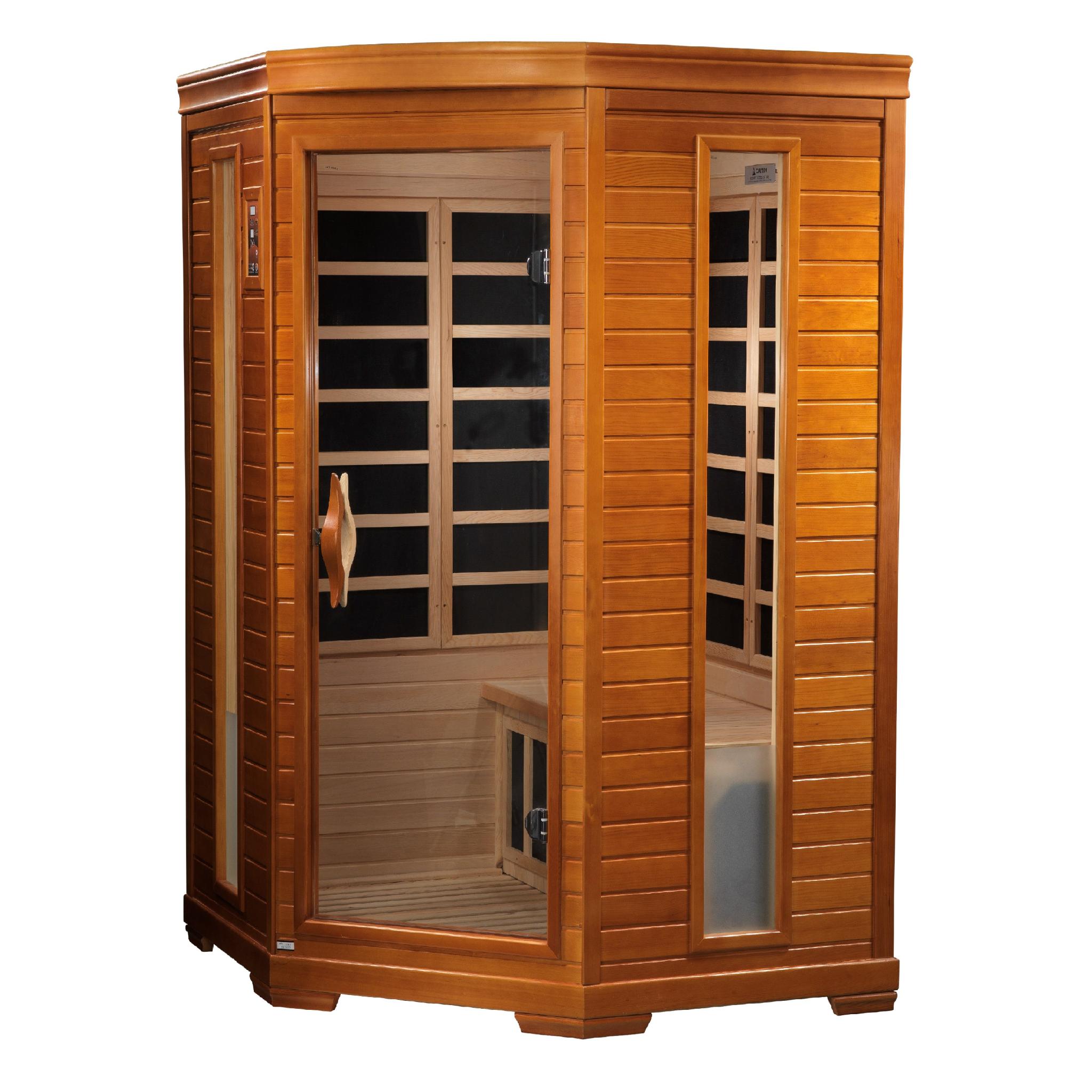 Dynamic Heming 2-person Corner Low EMF FAR Infrared Sauna