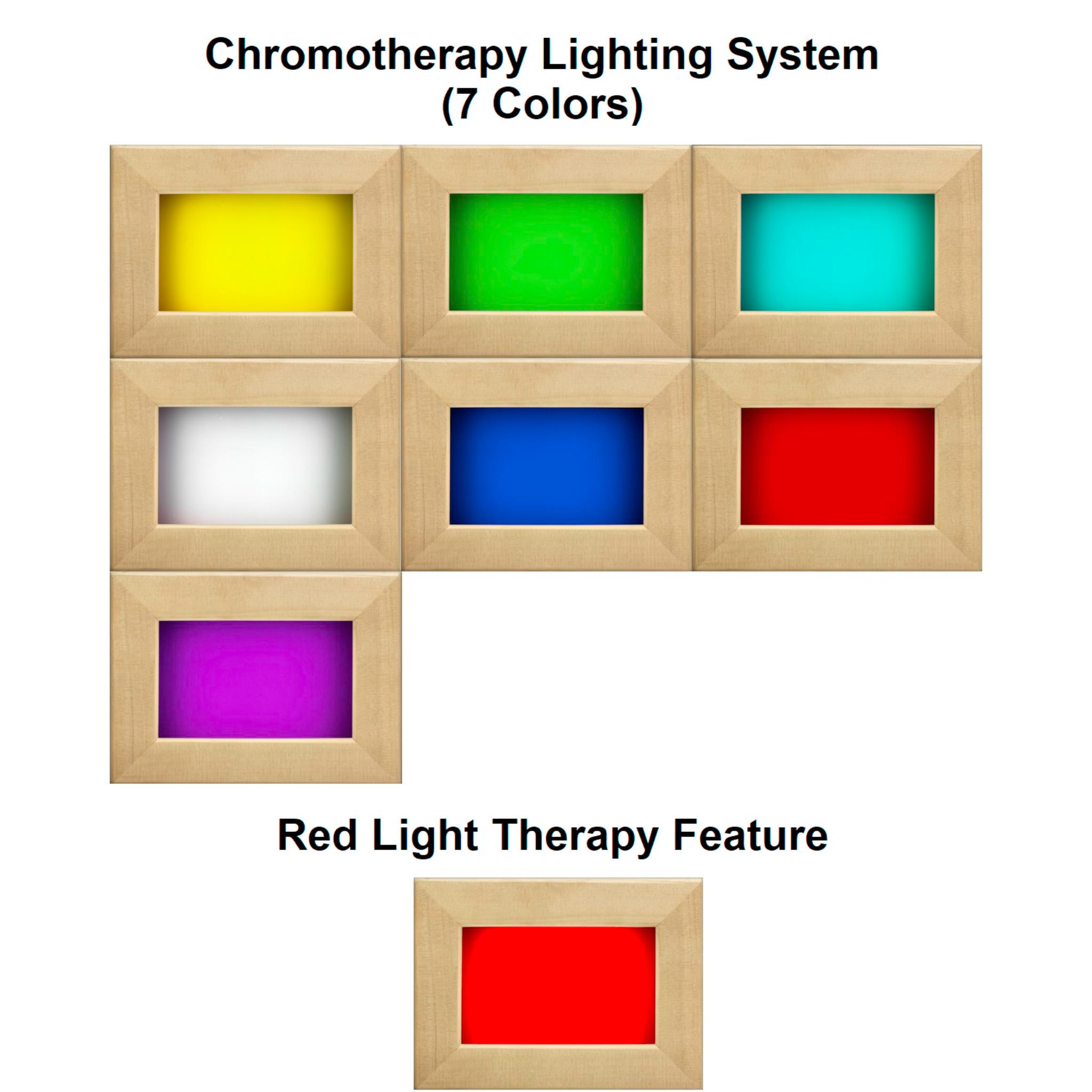 Golden Designs 3-Person Corner Full Spectrum PureTech Near Zero EMF FAR Infrared Sauna with Himalayan Salt Bar