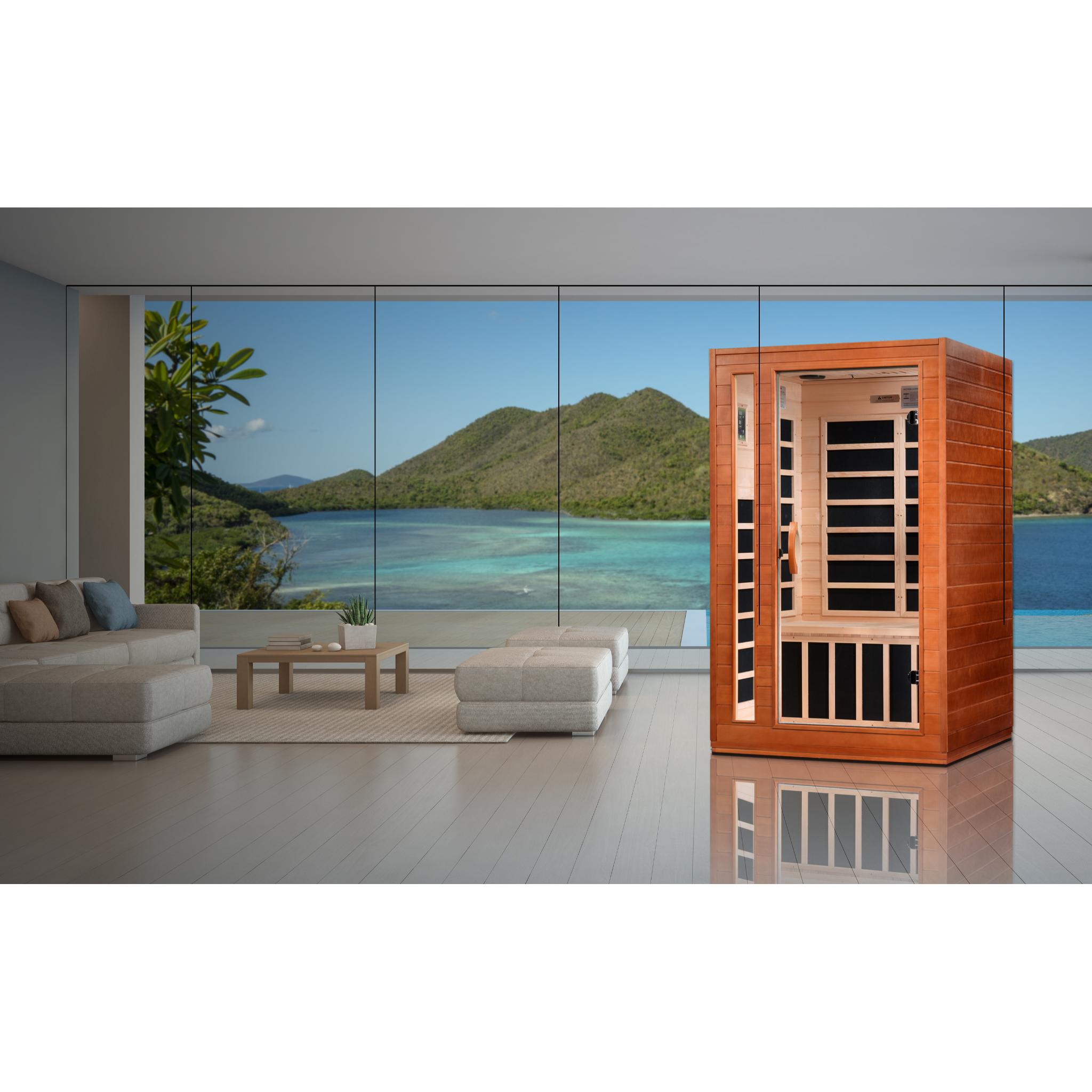 Dynamic Cordoba 2-person Low EMF FAR Infrared Sauna