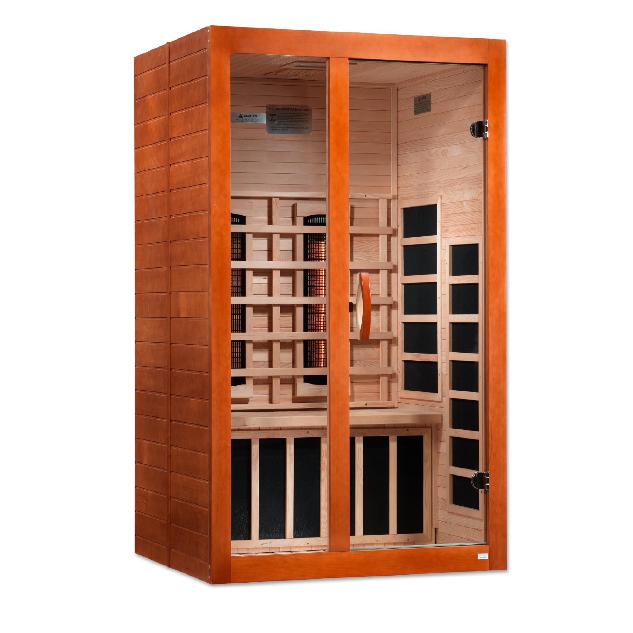 Dynamic Santiago 2-Person Full Spectrum Near Zero EMF Infrared Sauna
