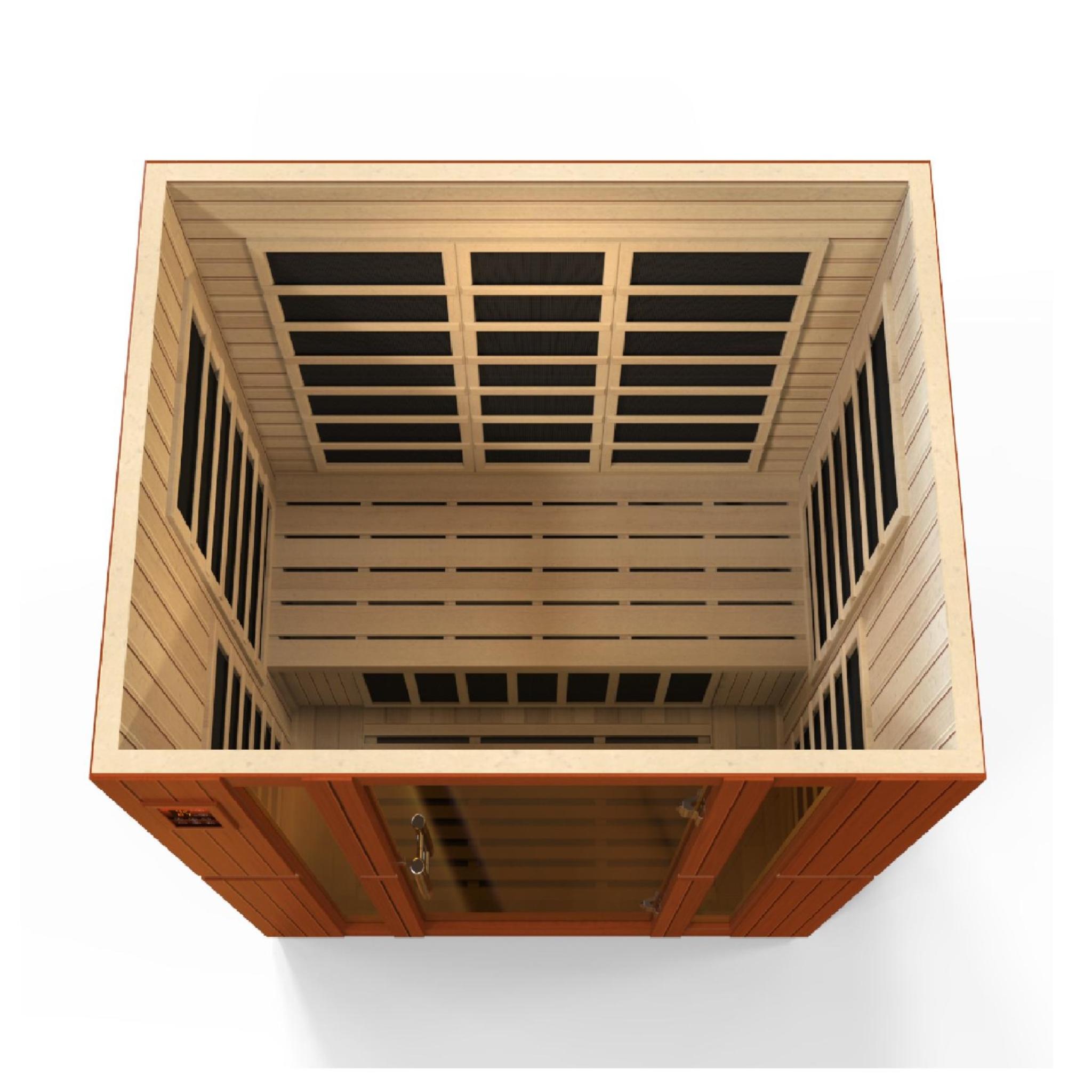 Dynamic Bellagio 3-person Low EMF FAR Infrared Sauna