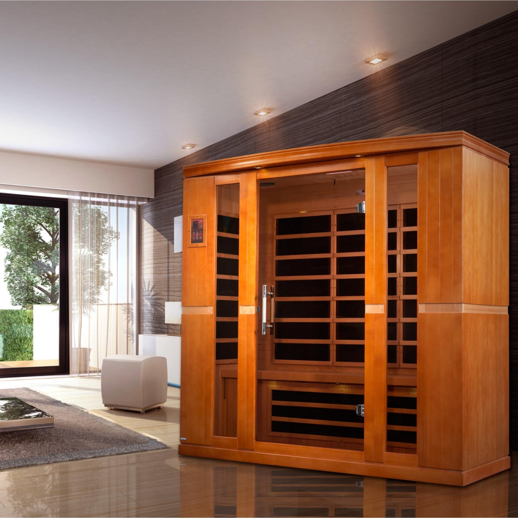 Dynamic Bergamo Elite 4-person | Infrared Sauna |  Ultra Low EMF FAR