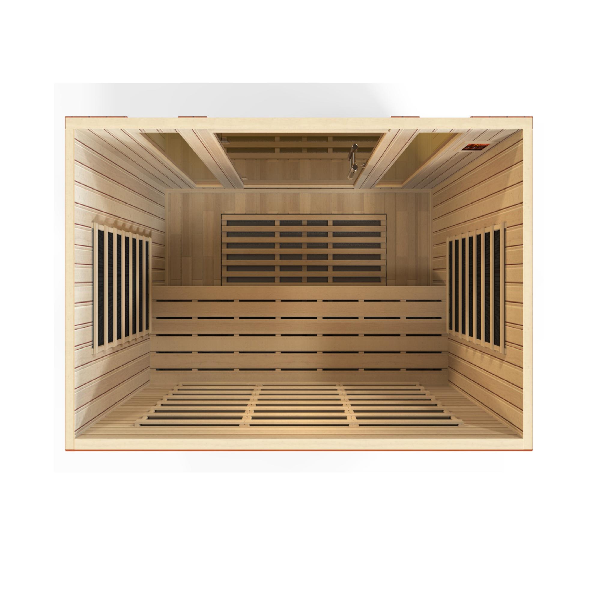 Dynamic Bergamo 4-person Low EMF FAR Infrared Sauna