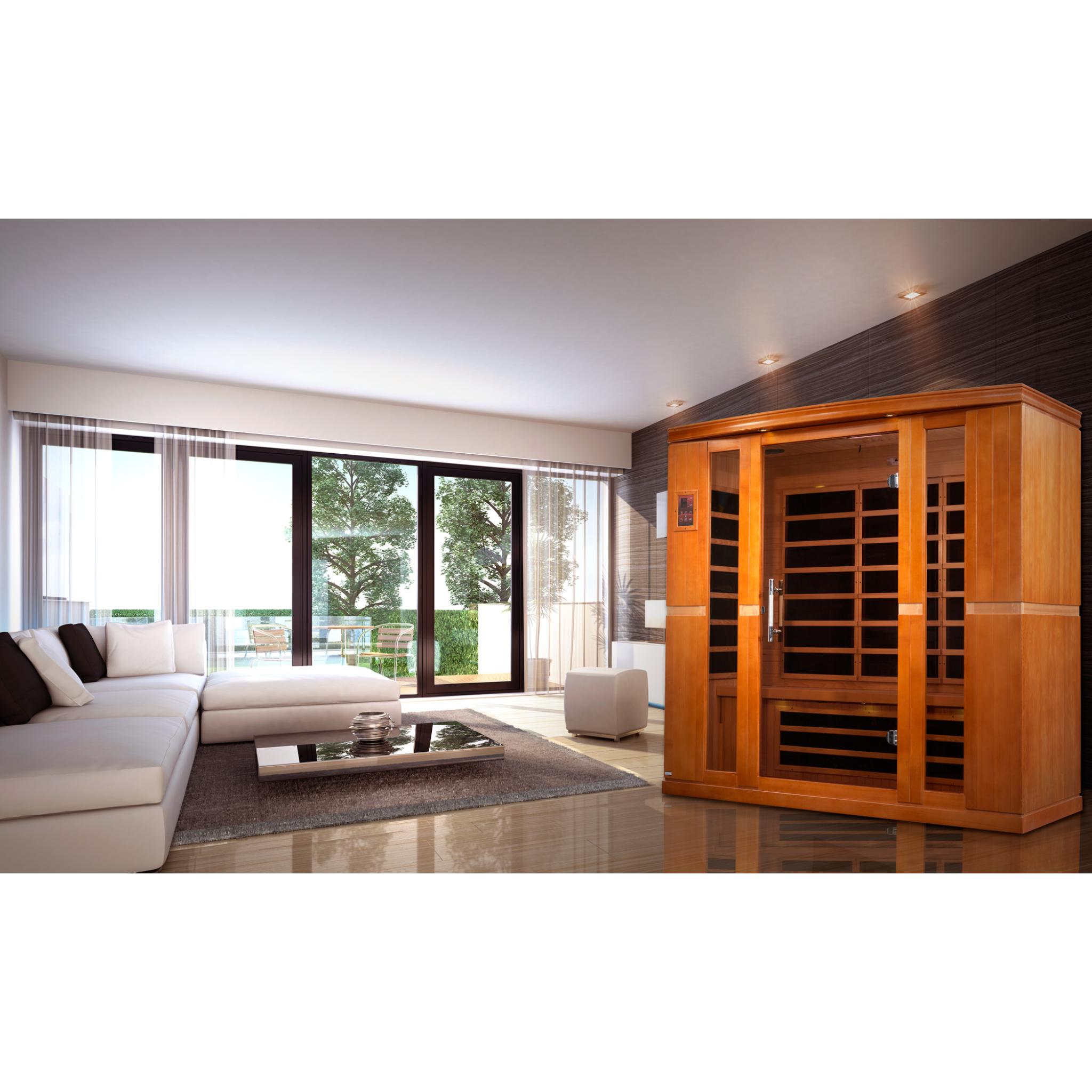 Dynamic Bergamo Elite 4-person | Infrared Sauna |  Ultra Low EMF FAR