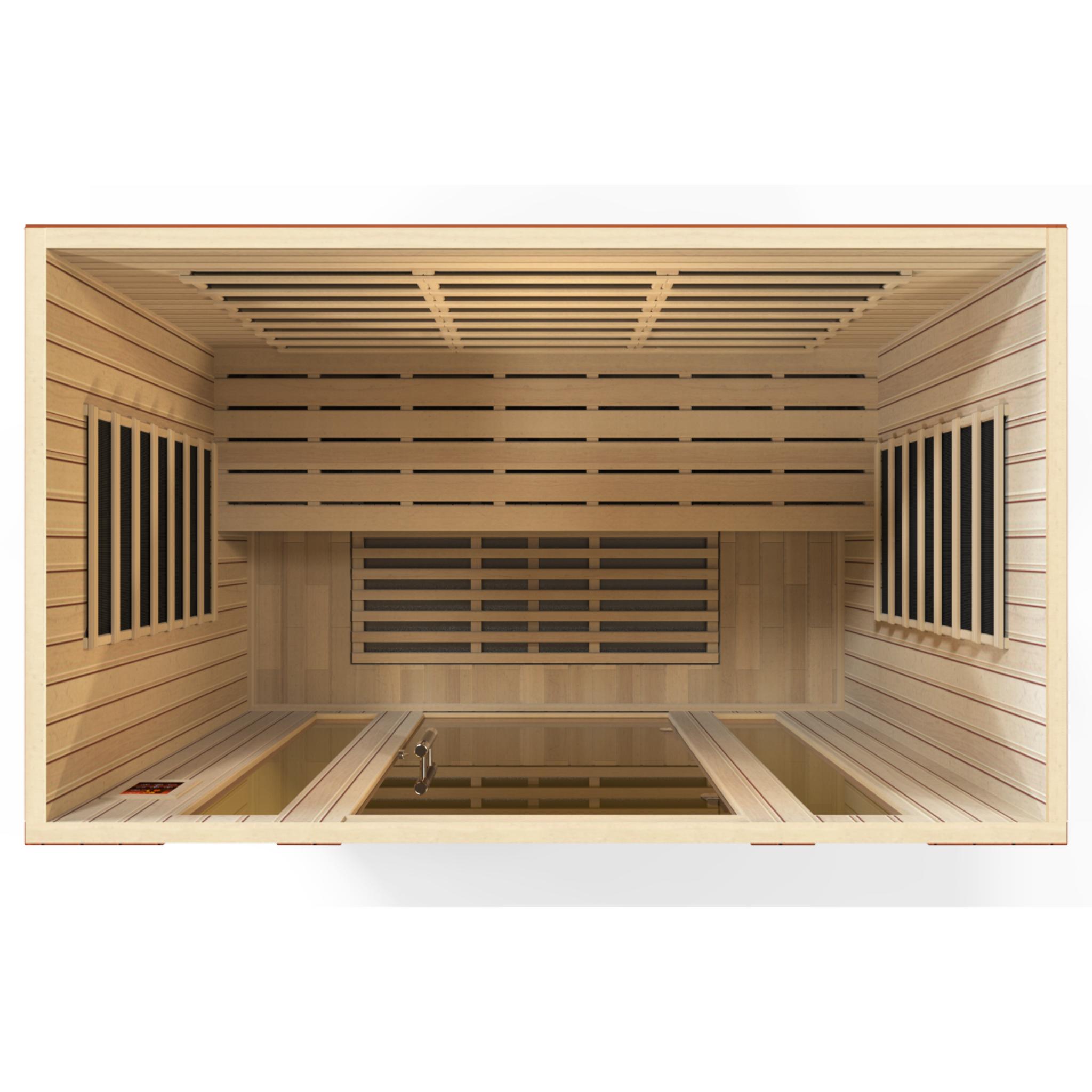 Dynamic Bergamo Elite 4-person | Infrared Sauna |  Ultra Low EMF FAR