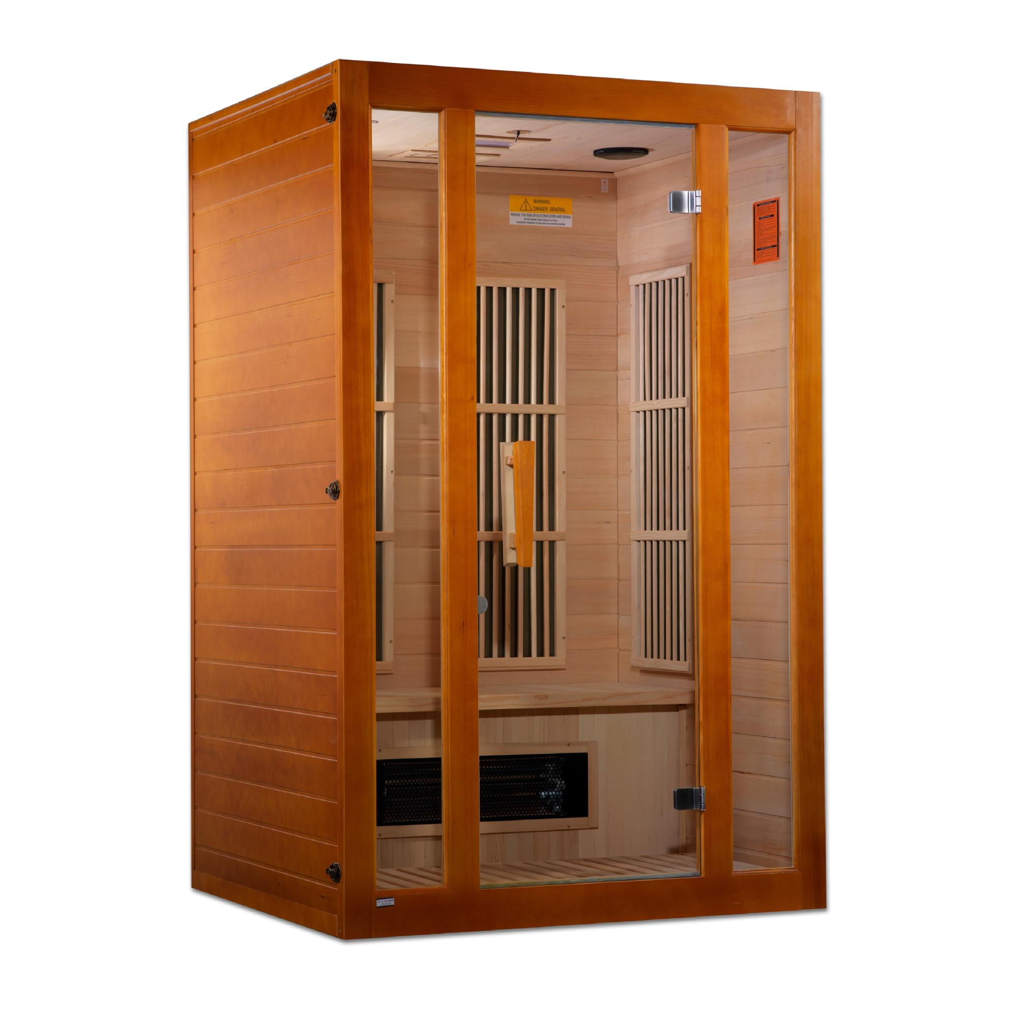 Maxxus Aspen Dual Tech 2-Person Low EMF FAR Infrared Sauna