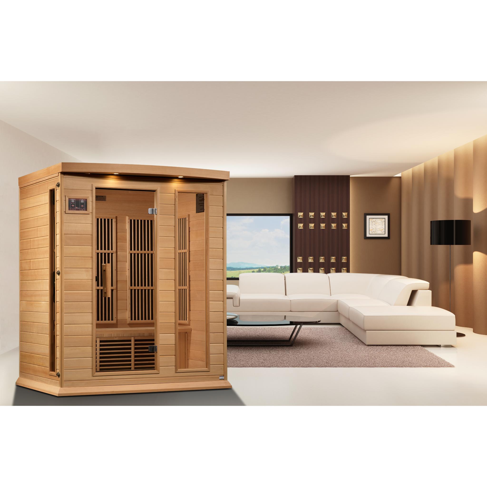 Maxxus 3-Person Low EMF FAR Infrared Sauna