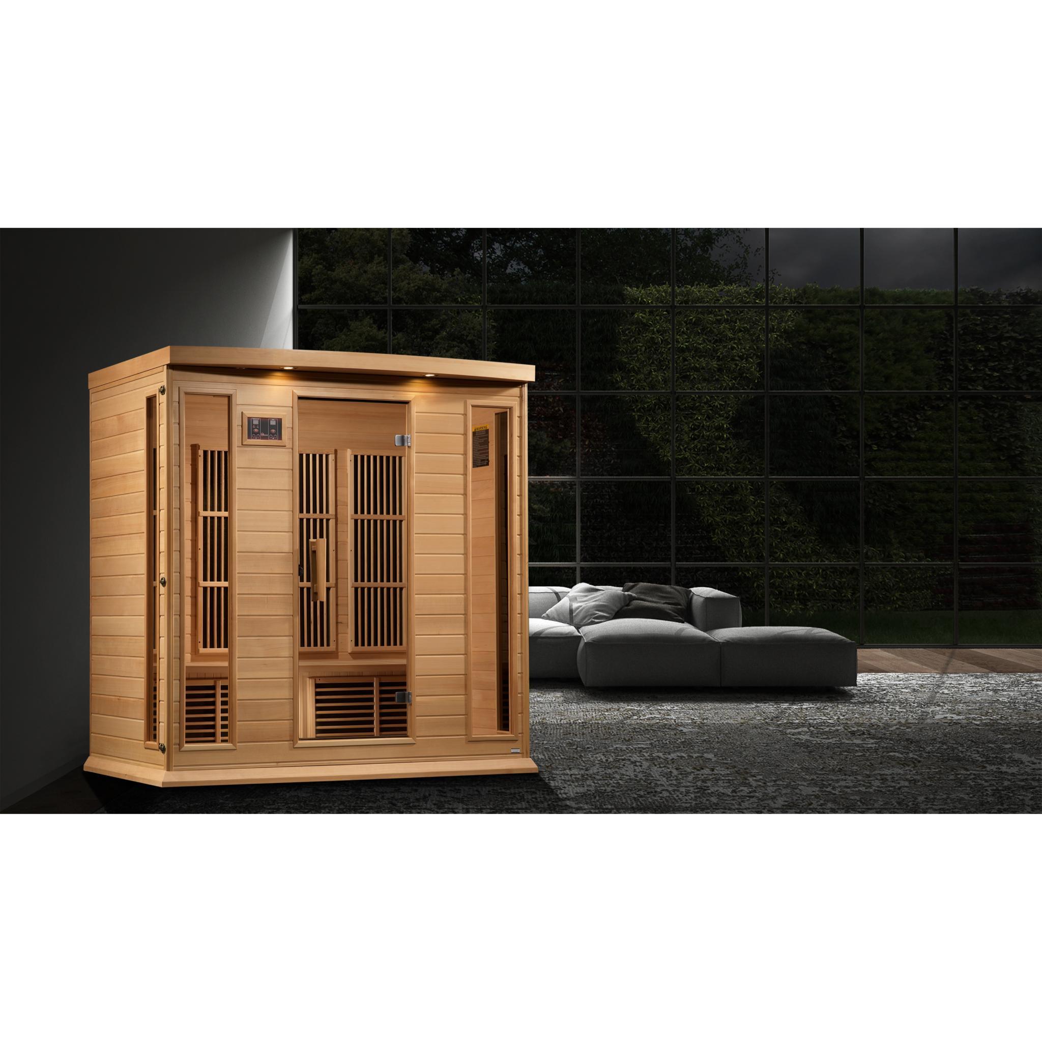 Maxxus 4-Person Low EMF FAR Infrared Sauna