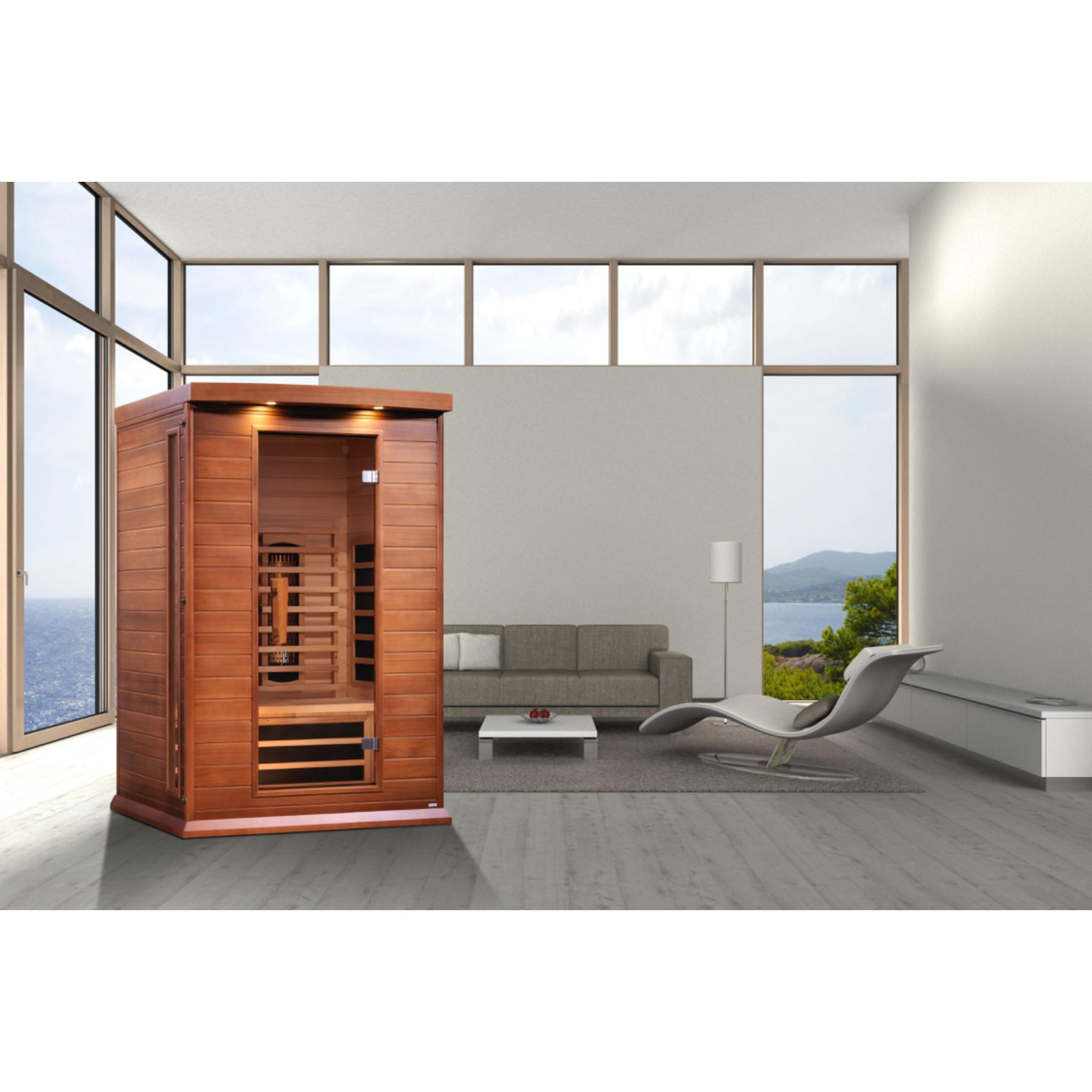 Maxxus 2-Person Full Spectrum Near Zero EMF FAR Infrared Sauna