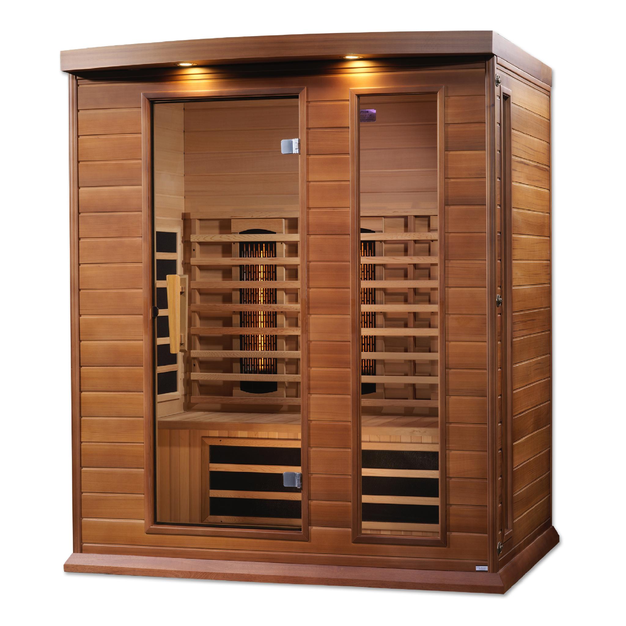 Maxxus 3-Person Full Spectrum Near Zero EMF FAR Infrared Sauna