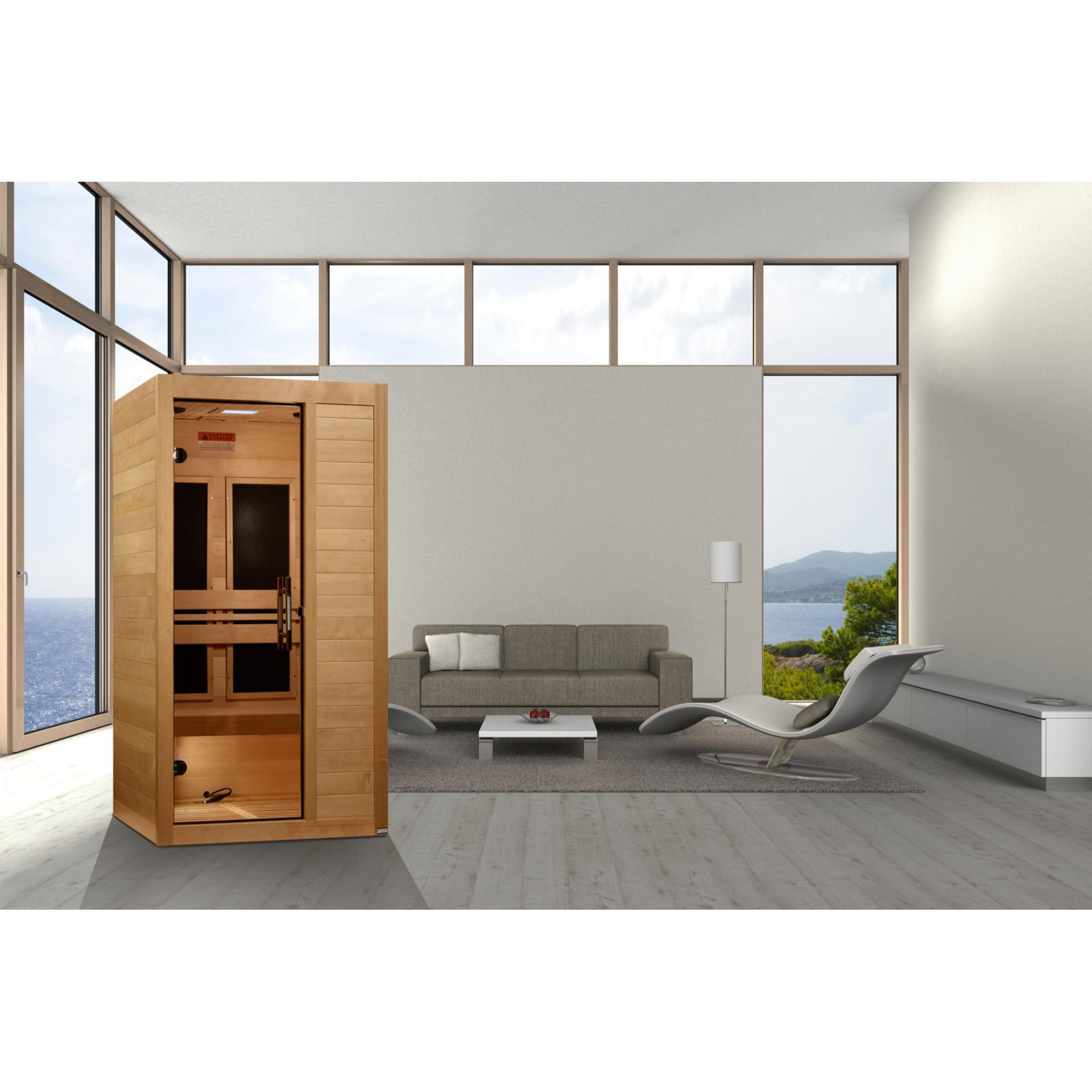 Maxxus S-Line Yoga | 1-Person | Infrared Sauna | Ultra Low EMF FAR