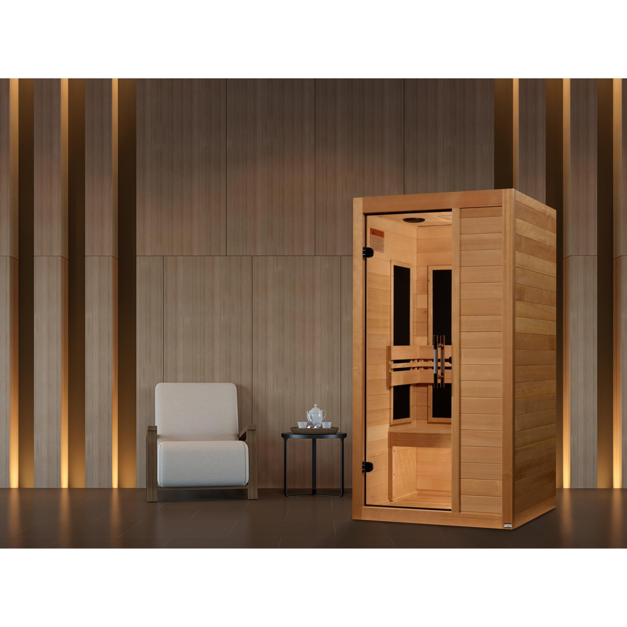 Maxxus S-Line Yoga | 1-Person | Infrared Sauna | Ultra Low EMF FAR