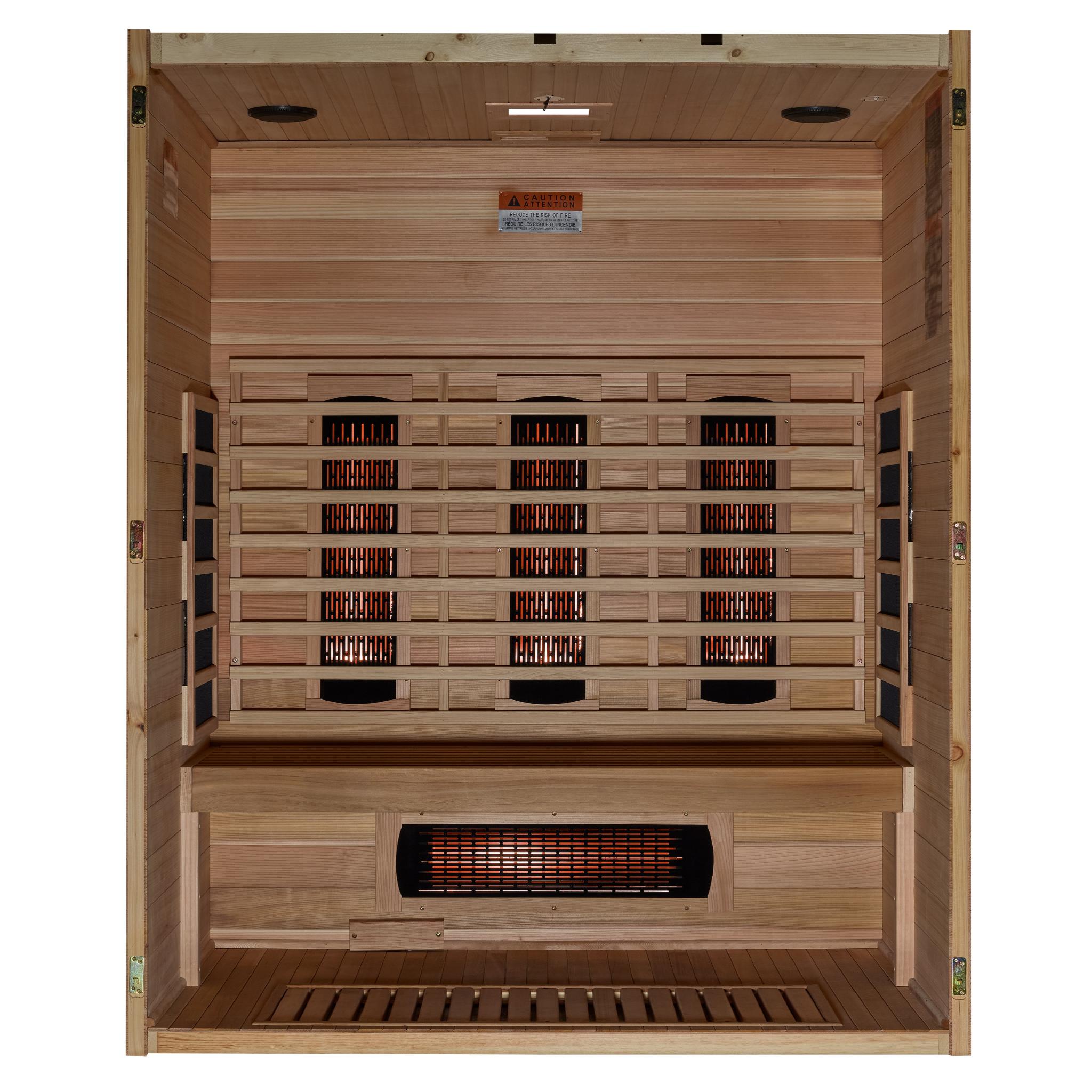 Maxxus S-Line Yoga | 3-Person | Infrared Sauna | Full Spectrum Near Zero EMF FAR