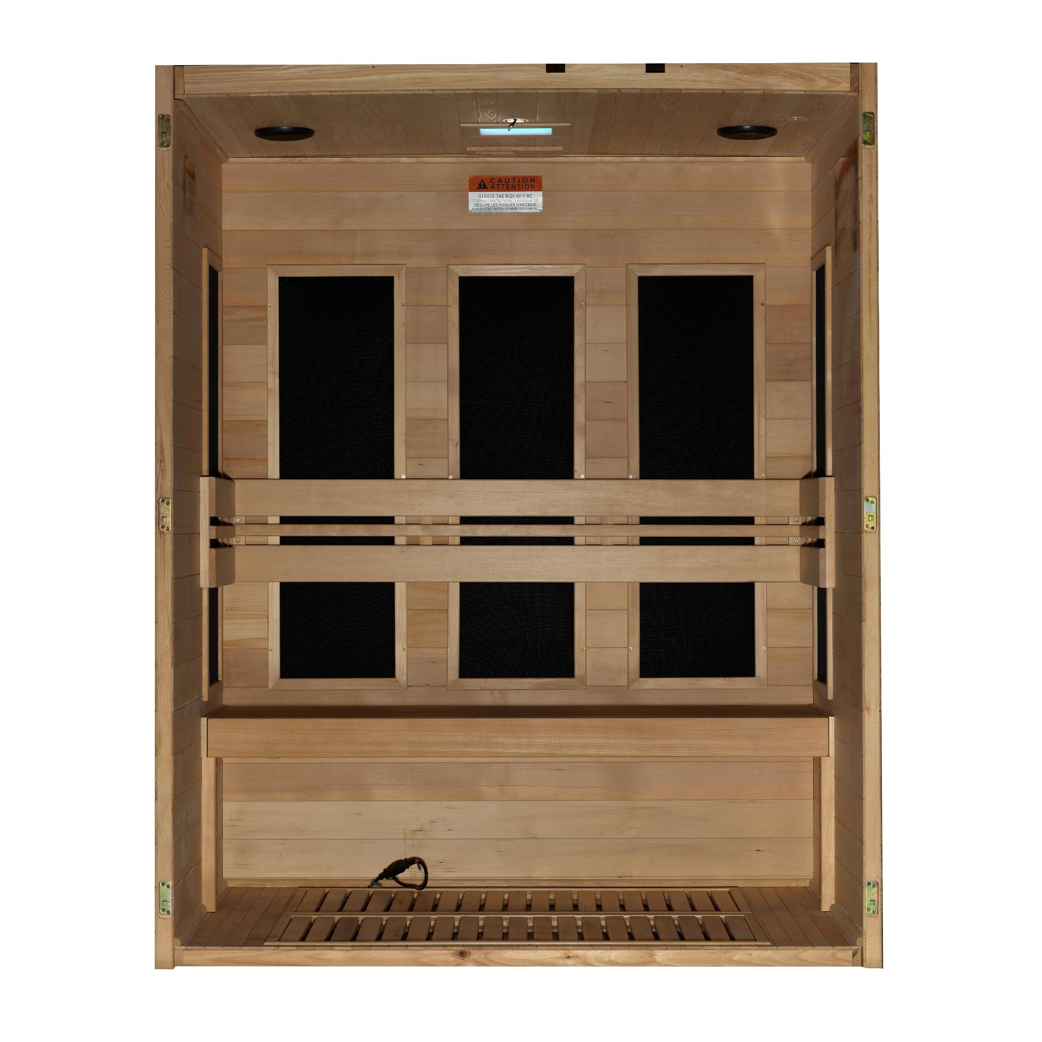 Maxxus S-Line Yoga | 3-Person | Infrared Sauna | Low EMF FAR